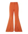 Gabriela Hearst Casual Pants With Belt Loops In Orange