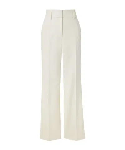 Gabriela Hearst Cecilia Casual Pants With Belt Loops In White