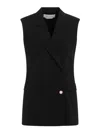 Gabriela Hearst Mayte Tailored Vest In Black