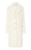 Gabriela Hearst Charles Single-breasted Alpaca-blend Coat In Ivory