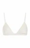 GABRIELA HEARST CHEVIER KNIT BRA IN IVORY MERINO WOOL