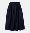 Gabriela Hearst Chiara Cotton Midi Skirt