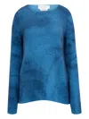 Gabriela Hearst Chivall Faded Cashmere Jumper In Blue