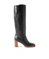 Gabriela Hearst Chunky Heeled Boots In Black