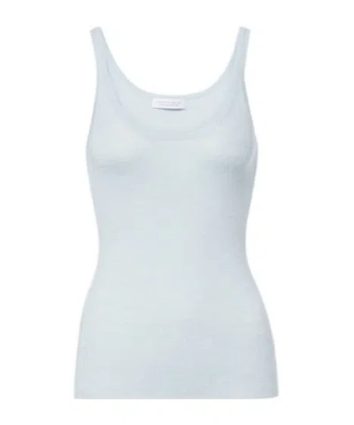 Gabriela Hearst Cinxia Cashmere Blend Vest In Blue
