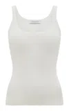 Gabriela Hearst Cinxia Cashmere-silk Tank Top In White
