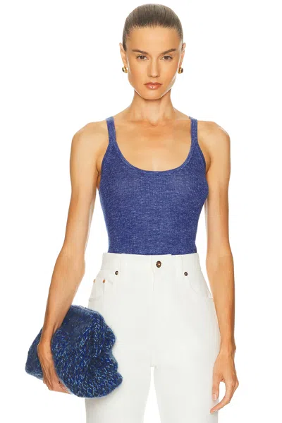 Gabriela Hearst Cinxia Tank Top In Blue