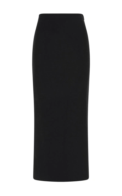 Gabriela Hearst Circe Knit Maxi Skirt In Black Merino Wool Cashmere
