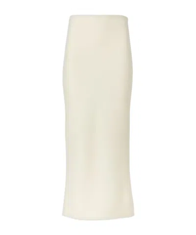 Gabriela Hearst Circe Virgin Wool Pencil Skirt In Neutral