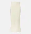 Gabriela Hearst Circe Knit Maxi Skirt In Ivory Merino Wool Cashmere In Ivory