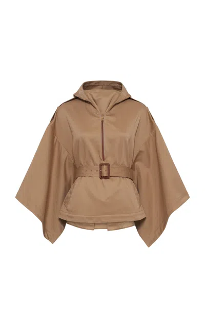 Gabriela Hearst Ciza Cotton Parka In Khaki