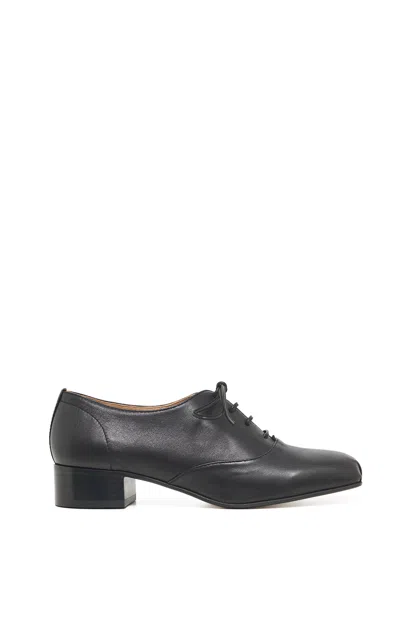 Gabriela Hearst Clio Oxford Heel In Black Nappa Leather