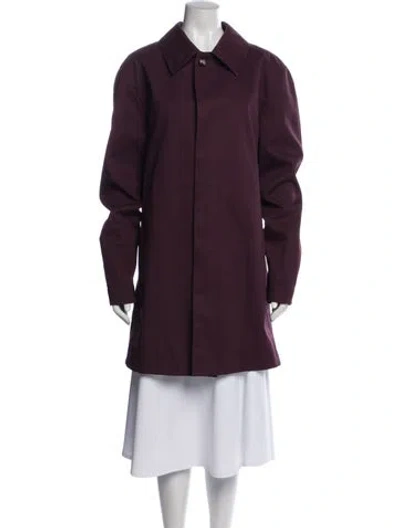 Pre-owned Gabriela Hearst Coat In Purple