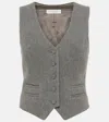 Gabriela Hearst Coleridge Wool And Cashmere Vest In Grau