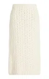 Gabriela Hearst Collin Skirt In Ivory Welfat Cashmere In Ivory
