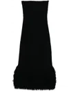 Gabriela Hearst Corus Knit Maxi Dress In Black Cashmere Silk In Black