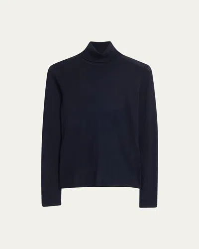 Gabriela Hearst Costa Cashmere Turtleneck In Navy