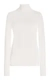 GABRIELA HEARST COSTA KNIT TURTLENECK IN IVORY CASHMERE SILK