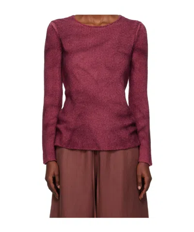 Gabriela Hearst Crew Neck Long Sleeve Sweater In Multi