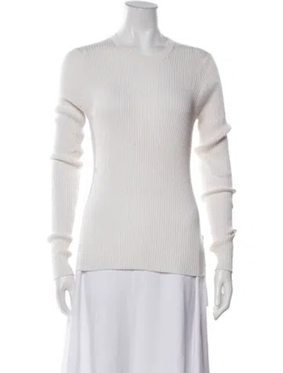 Pre-owned Gabriela Hearst Crew Neck Sweater In Neutrals