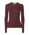 Gabriela Hearst Crew Neck Sweater In Red