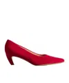 Gabriela Hearst Cross-heeled High Heels In Red
