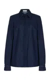 Gabriela Hearst Cruz Denim Shirt In Denim