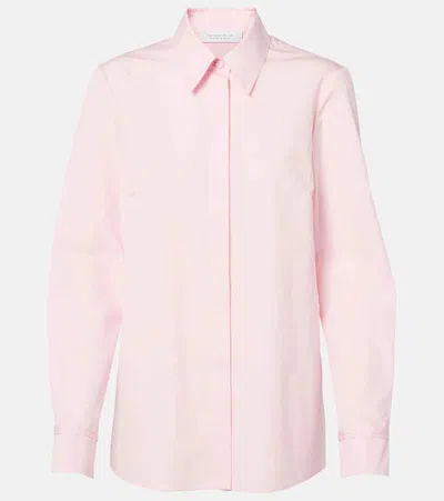 Gabriela Hearst Cruz Cotton Shirt In Purple
