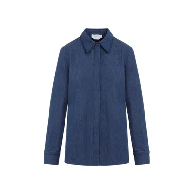 Gabriela Hearst Cruz Shirt In Blue