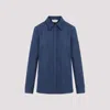 Gabriela Hearst Denim Blue Recycled Cotton Cruz Shirt In Dnm Denim