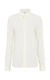 Gabriela Hearst Cruz Shirt In Ivory Cashmere In Neutral