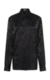 Gabriela Hearst Cruz Silk Button-up Top In Black