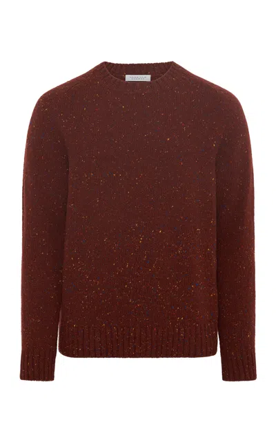 Gabriela Hearst Daniel Sweater In Burnt Sienna Cashmere In Red