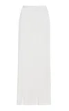 Gabriela Hearst Daniella Knit Silk Maxi Skirt In White