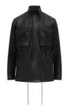 Gabriela Hearst Darwin Leather Jacket In Black