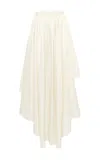 Gabriela Hearst Dea Wool-silk Maxi Skirt In Ivory