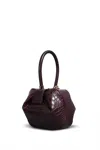 Gabriela Hearst Demi Bag In Bordeaux Crocodile Leather In Bordeaux