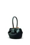 Gabriela Hearst Demi Bag In Emerald Satin In Emerald