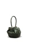 Gabriela Hearst Demi Bag In Green Snakeskin In Green