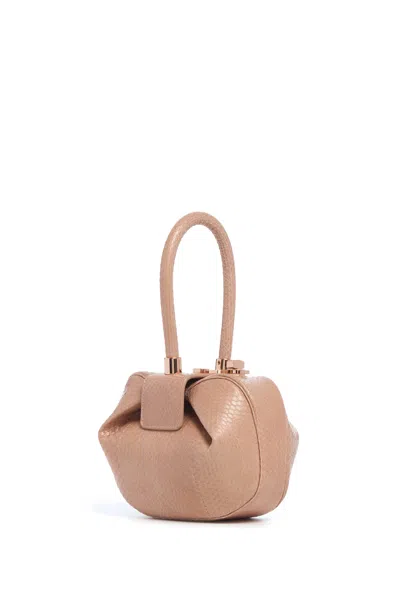 Gabriela Hearst Demi Bag In Nude Snakeskin In Brown