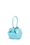 Gabriela Hearst Demi Bag In Pale Blue Snakeskin In Pale Blue