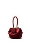 Gabriela Hearst Demi Bag In Ruby Satin In Ruby