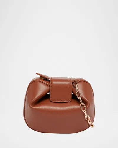 Gabriela Hearst Demi Lamb Leather Clutch Bag