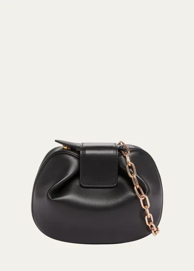 GABRIELA HEARST DEMI LAMB LEATHER CLUTCH BAG