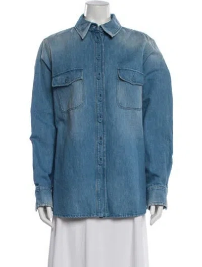 Pre-owned Gabriela Hearst Denim Jacket In Blue