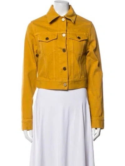 Pre-owned Gabriela Hearst Denim Jacket In Yellow