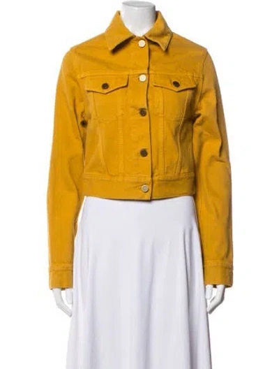 Pre-owned Gabriela Hearst Denim Jacket In Yellow