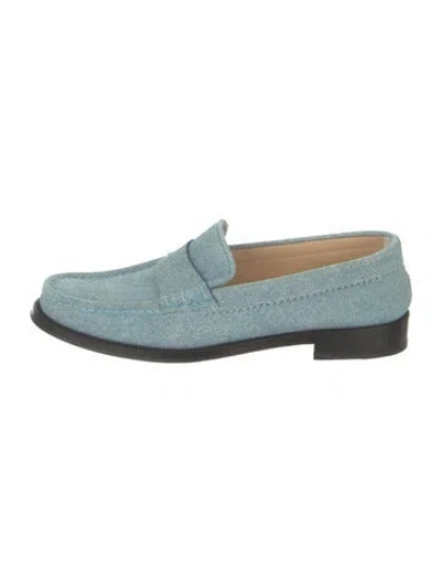 Pre-owned Gabriela Hearst Denim Loafers In Blue
