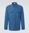 Gabriela Hearst Denim Overshirt In Blue
