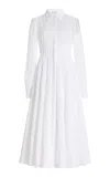 Gabriela Hearst Breton Shirtdress With Slip In Ivory Aloe Linen In White